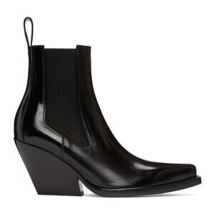 BOTTEGA VENETA
Glossed-Leather Ankle Boots